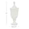 Ceramic Fluted Urn-Shaped Living Room Decorative Jar with Lid